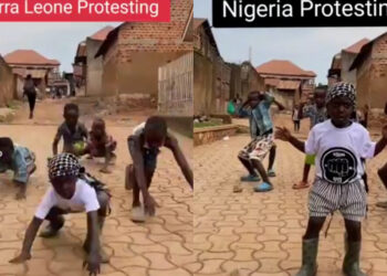 “Watch Ugandan Kids Hilariously Mimic Nigerians Facing Military Force on TikTok “