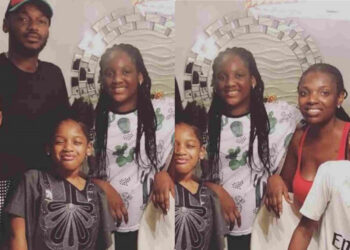 See photos of  2baba and his beautiful children which proves that 2face don’t need DNA