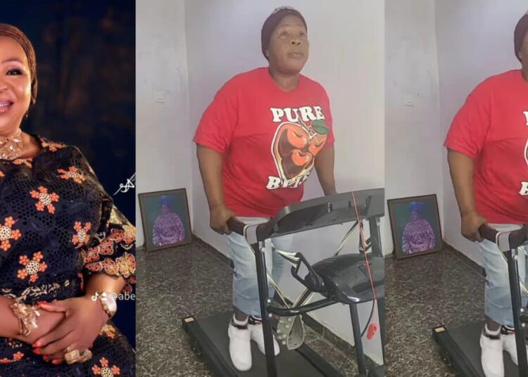 “Health is wealth” – Reactions as Madam Saje embarks on a fitness journey