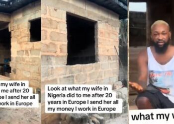 “After 20 years in Europe, I came back home only to discover that my wife had squandered all the money I sent her to build a house for me”- Man cries out
