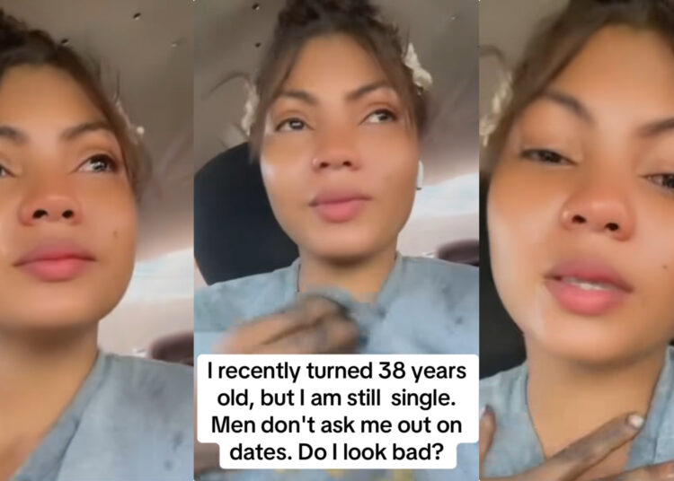 “I recently turned 38 years old, but I am still single. Men don’t ask me out on dates. Do I look bad?” Single girl at 38 ask serious questions as she shares emotional video, questioning her appearance and why men don’t ask her out on dates.