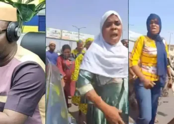“Oriyomi Hamzat must not be jailed!”- Mothers Cry out as they protest in Ibadan (Video)